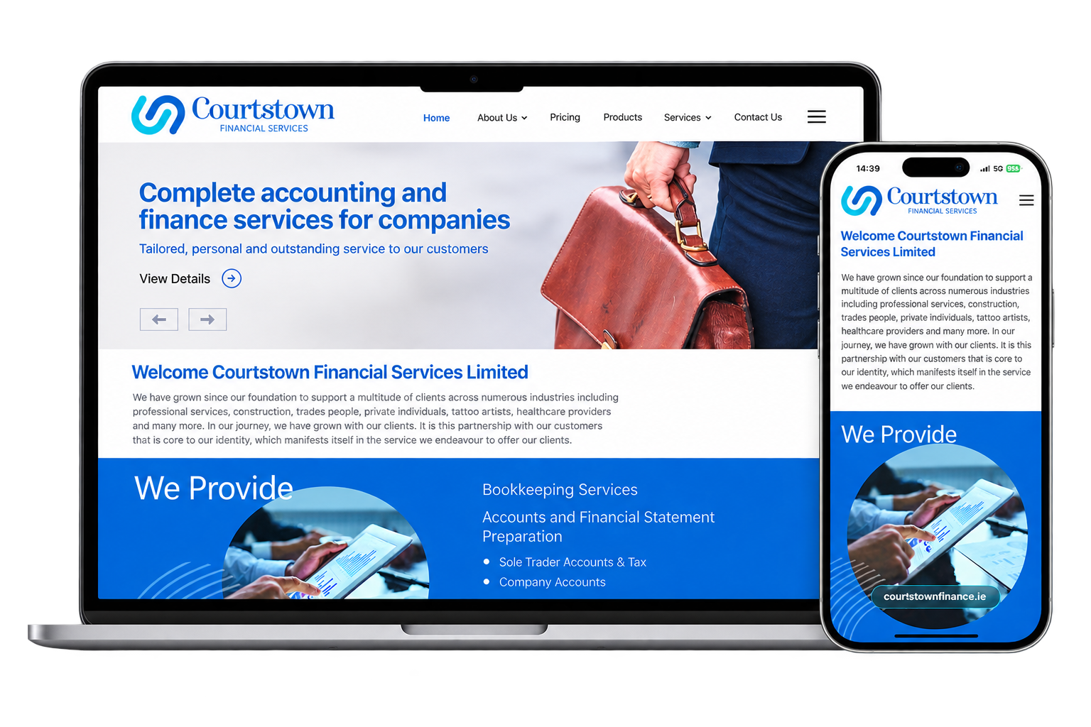 Courtstown Financial Services Project