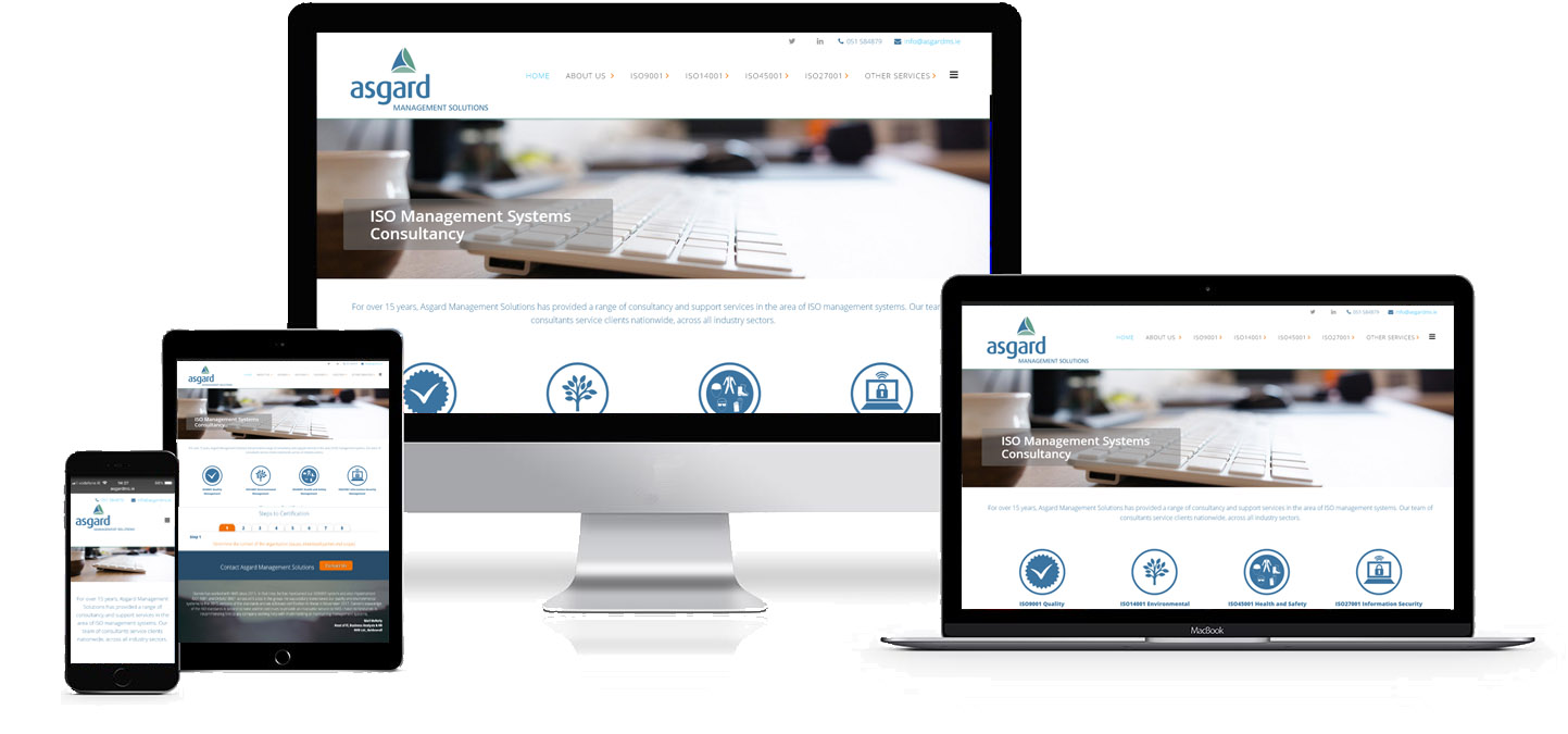 asgard management solutions responsive website design project image