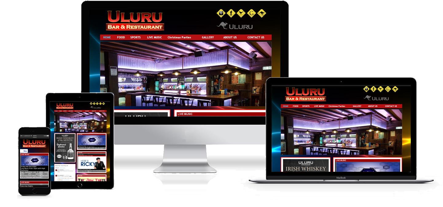 uluru website design project